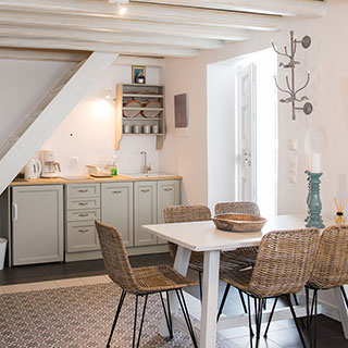 Le rez-de-chaussée de l'appartement à Sifnos
