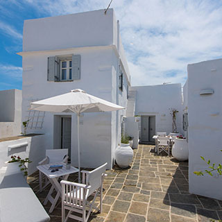 Exterior spaces of Apollonion house in Sifnos
